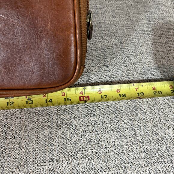 Vintage Wilson Leather Briefcase Tan Locks - Picture 4 of 9